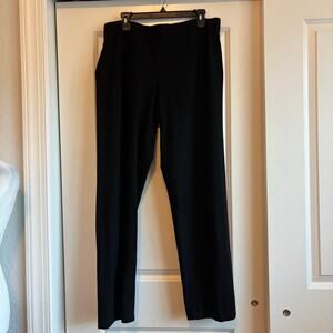 Eileen Fisher Classic Black Wide Leg Pants